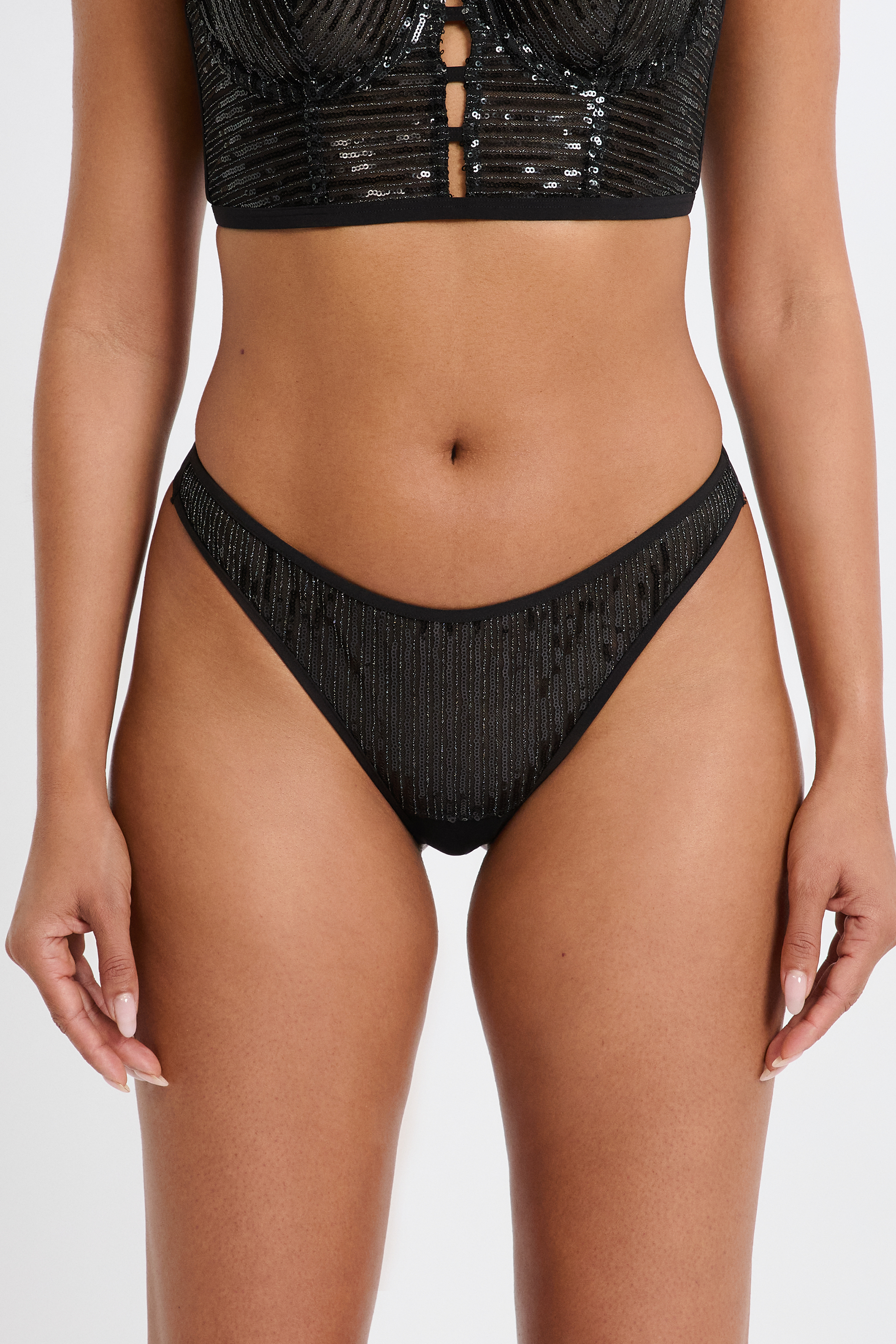 Tanga paillettes