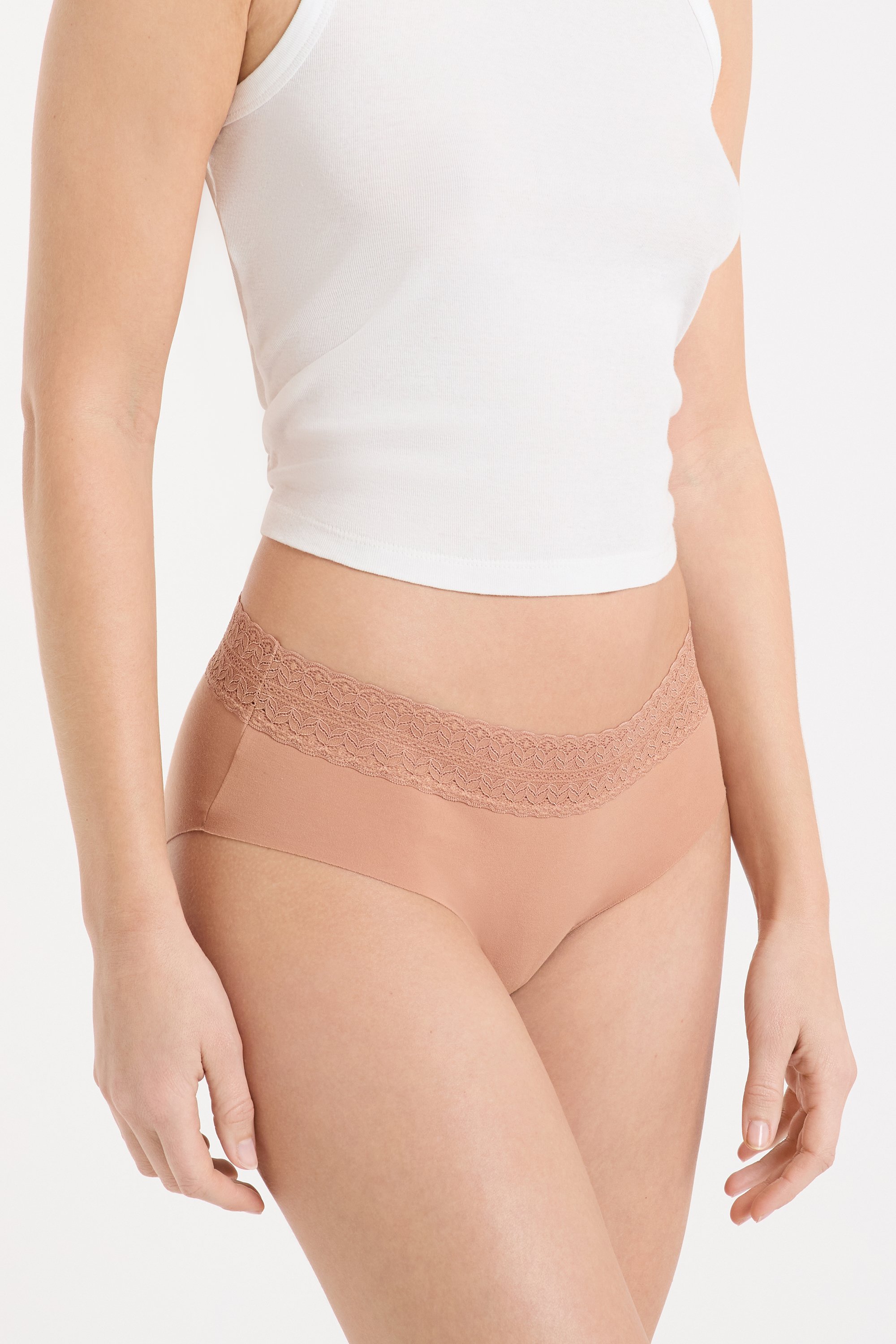 Caleçon en coton avec couture arrière