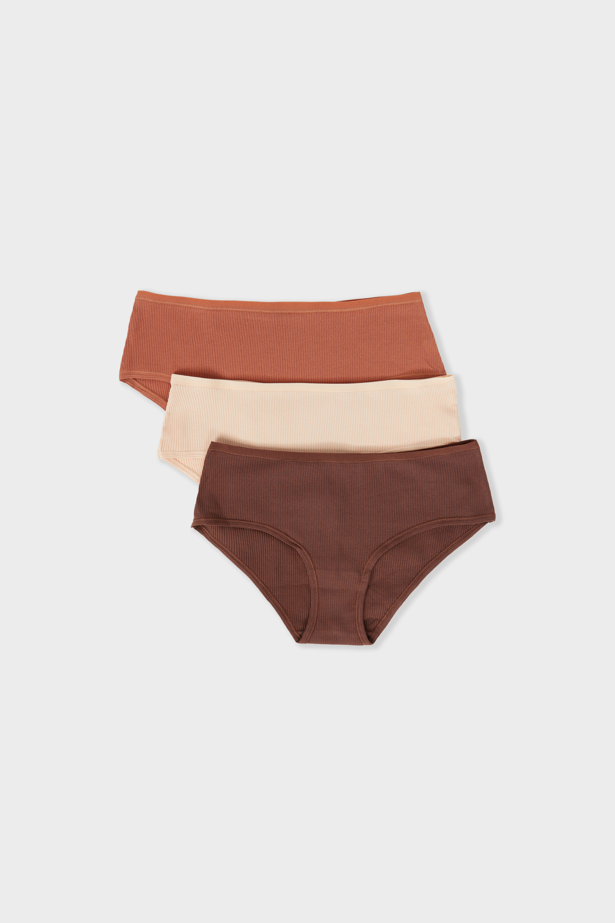 3 pièces de caleçons boyshort en coton