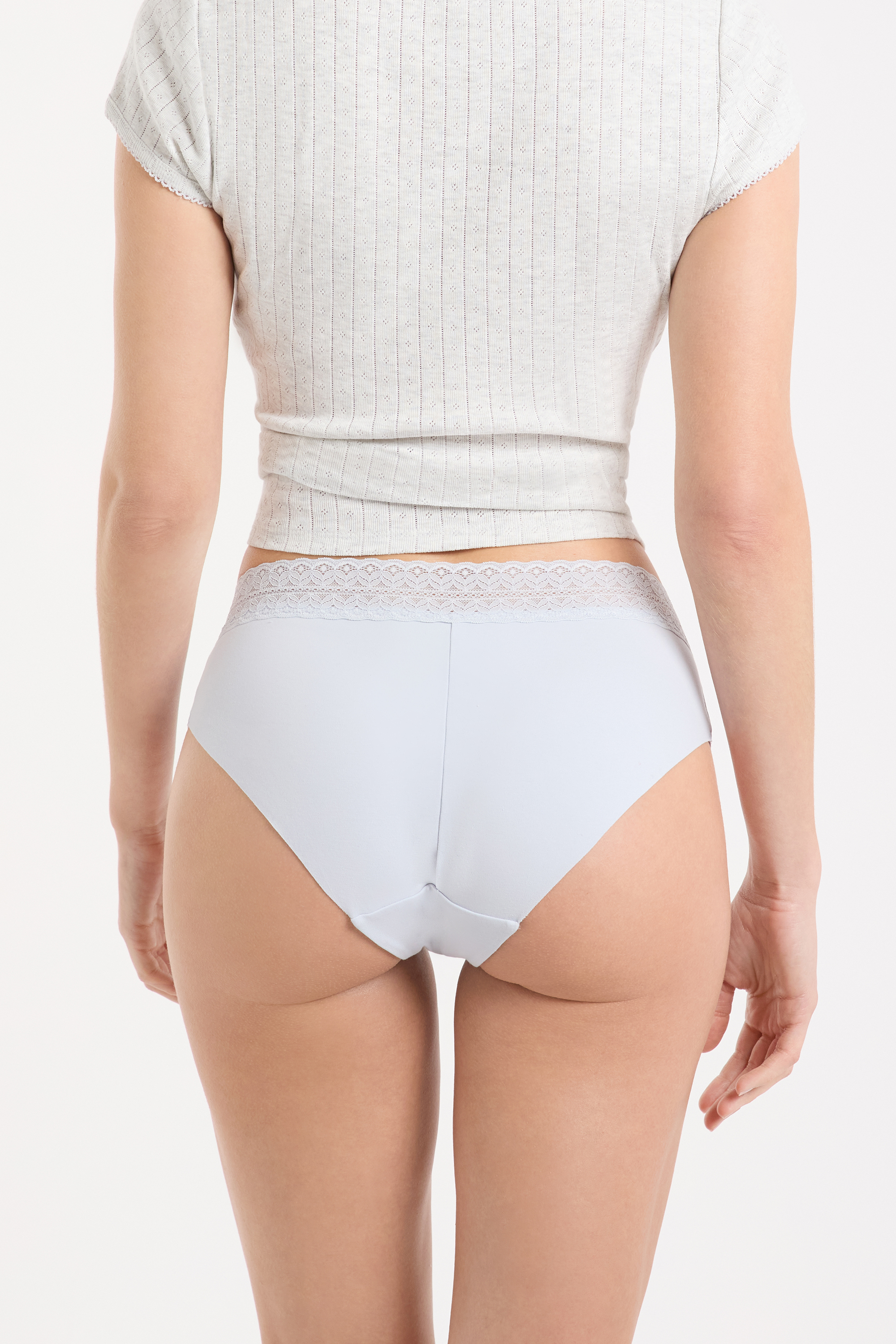 Culotte en coton avec couture au dos