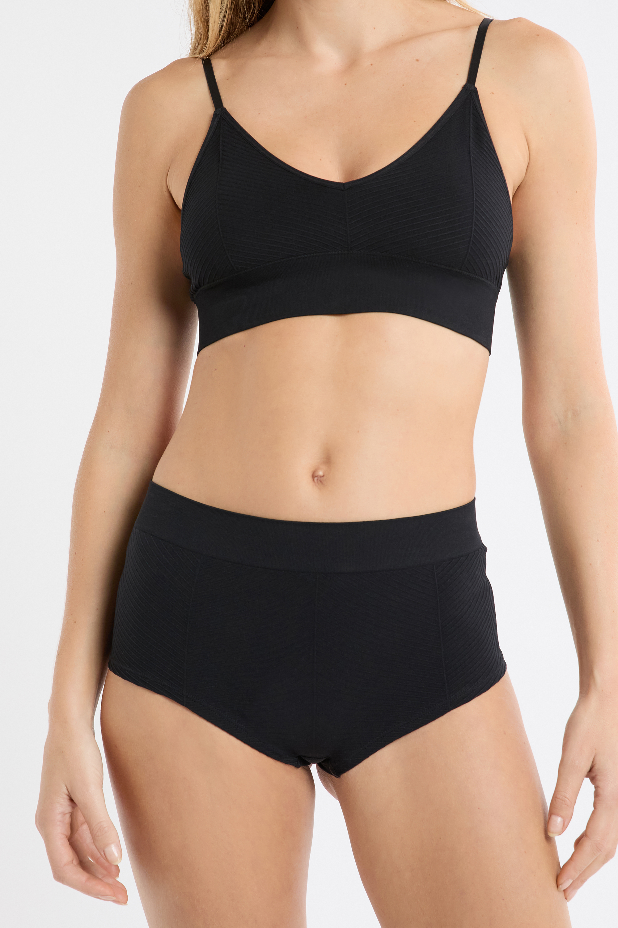 Tanga taille haute boyshort