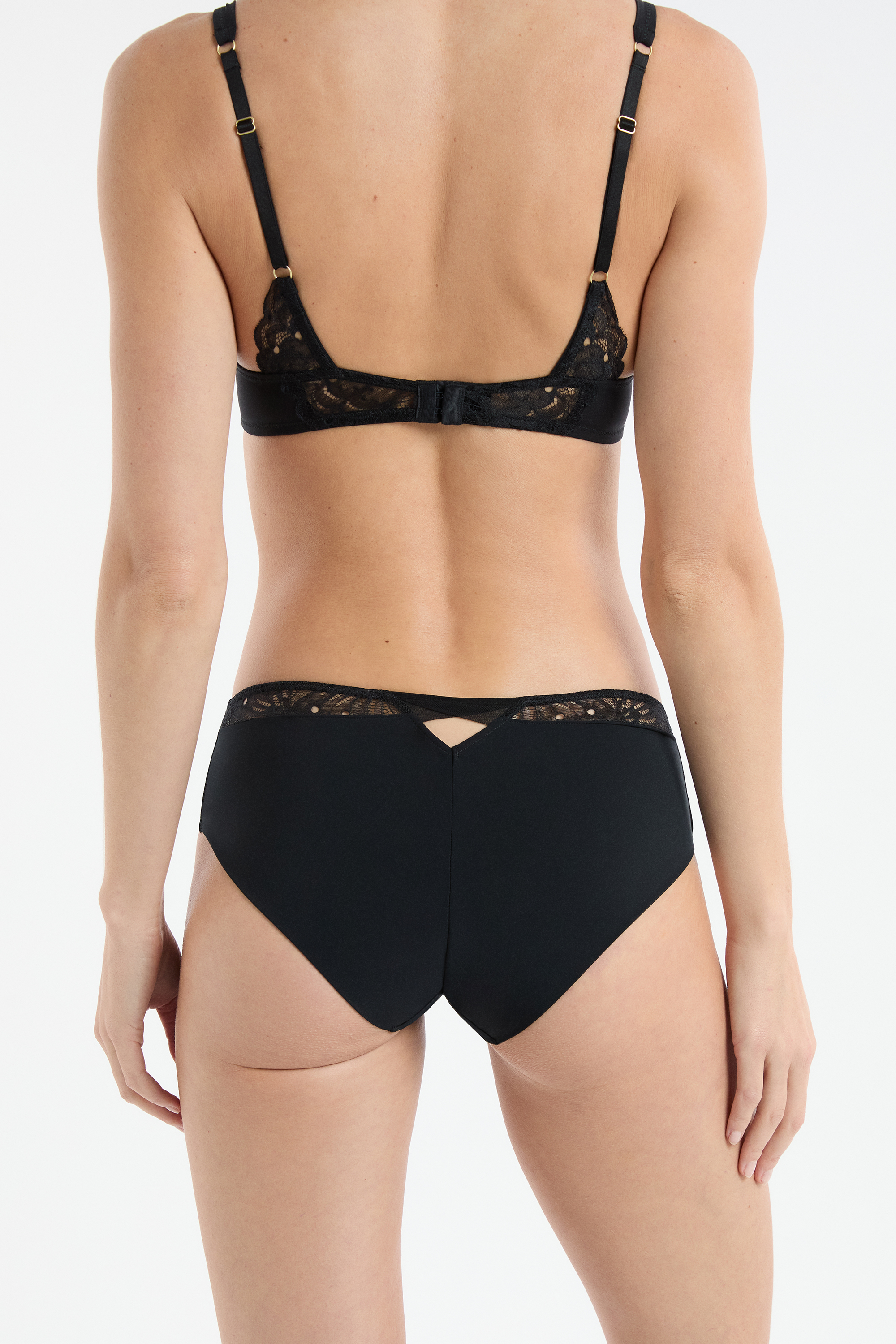 Boyshort avec détails en dentelle